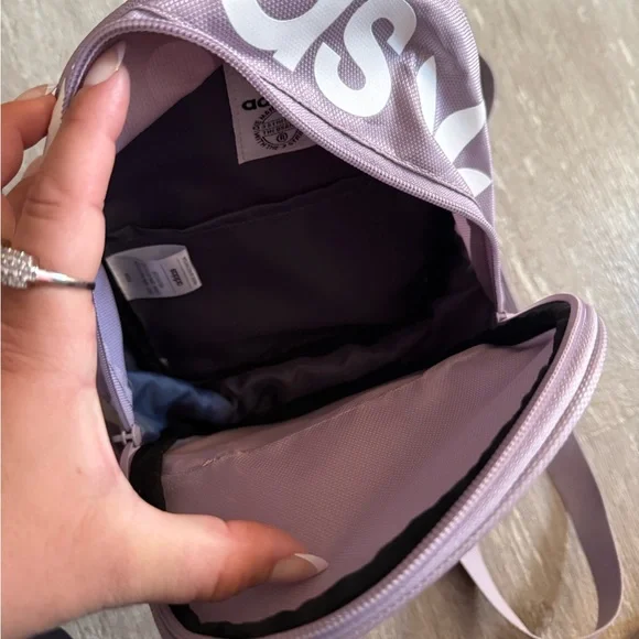 Adidas Lilac Mini Backpack - Picture 2 of 6